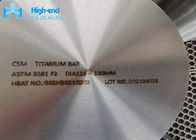 ASTM B381 F2 Malzeme Titanyum Disk 1000MPA Dövme Çekme Dayanımı