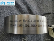 Titanyum Alaşımlı Yüzük ASTM B381 Gr1 Sıcak Dövme Dikişsiz Yüzük
