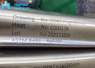 Dövme Alaşımlı Zirkonyum Yuvarlak Çubuk ASTM B550 R60705