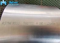 Zr 60702 Zirkonyum Dövme Yüzük ASTM B550 Dikişsiz Haddelenmiş Yüzük
